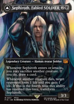 Sephiroth, Fabled SOLDIER // Sephiroth, One-Winged Angel Final Fantasy Alternate Art